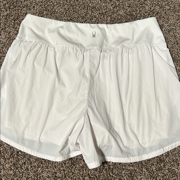Spyder White Athletic Shorts - Picture 1 of 8